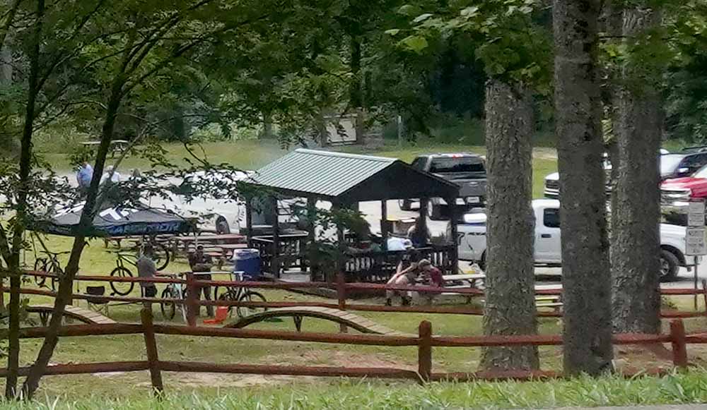 Doris Wigington Park Cabana donated by Keep Pickens Beautiful