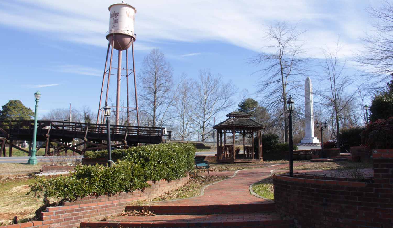 Peace Park in downtown Jasper